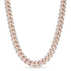 Thumbnail Image 0 of Alessi Domenico Diamond Necklace 7 ct tw 18K Rose Gold 24" 8.2mm