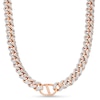Thumbnail Image 5 of Alessi Domenico Diamond Necklace 7 ct tw 18K Rose Gold 24" 8.2mm
