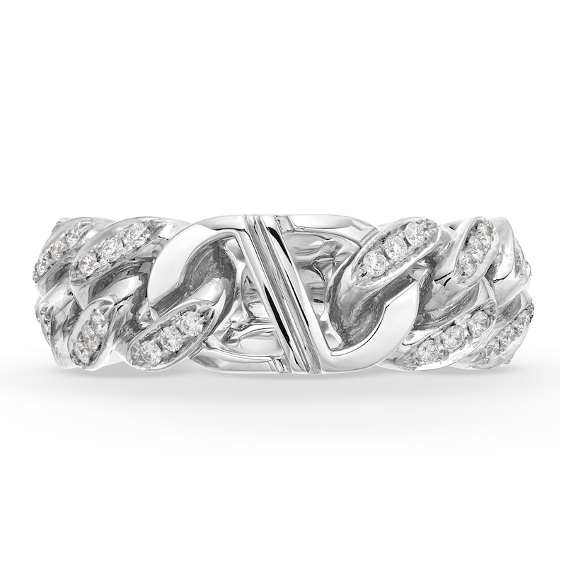 Alessi Domenico Diamond Ring 5/8 ct tw 18K White Gold - Size 10