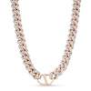 Thumbnail Image 1 of Alessi Domenico Diamond Necklace 8-1/2 ct tw 18K Rose Gold 18" 10.2mm