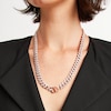 Thumbnail Image 2 of Alessi Domenico Diamond Necklace 9-5/8 ct tw 18K Rose Gold 20" 10.2mm