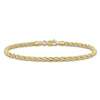 Thumbnail Image 1 of Hollow Rope Chain Bracelet 3mm 14K Yellow Gold 7.5"