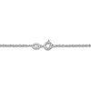 Thumbnail Image 3 of Solid Singapore Chain Bracelet 1.2mm 14K White Gold 7.5"