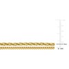 Thumbnail Image 2 of Rope Chain & Hollow Link Chain Bracelet Set 14K Yellow Gold