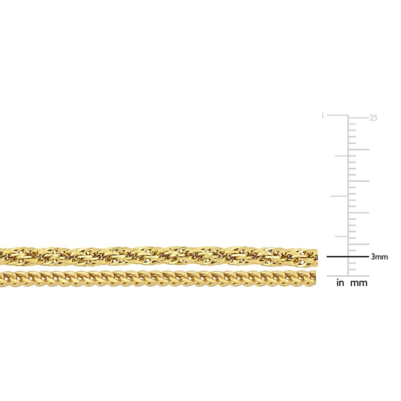 Main Image 2 of Rope Chain & Hollow Link Chain Bracelet Set 14K Yellow Gold