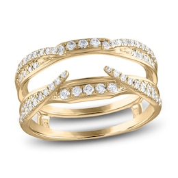 Certified Diamond Enhancer Ring 1/2 ct tw 14K Yellow Gold