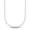 Thumbnail Image 1 of Men's Lab-Grown Diamond Tennis Necklace 7-1/2 ct tw 14K Yellow Gold 24"