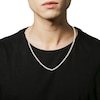 Thumbnail Image 4 of Men's Lab-Grown Diamond Tennis Necklace 7-1/2 ct tw 14K Yellow Gold 24"