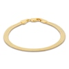 Thumbnail Image 1 of Solid Herringbone Chain Bracelet 4.77mm 10K Yellow Gold 7"