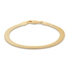 Thumbnail Image 1 of Solid Herringbone Chain Bracelet 5.53mm 10K Yellow Gold 7"