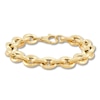 Thumbnail Image 1 of Hollow Chunky Oval Link Bracelet 11mm 14K Yellow Gold 8"