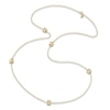 Thumbnail Image 2 of Crivelli Marquise-Cut Diamond Rondelle Station Necklace 3-5/8 ct tw 18K Yellow Gold 35.25"