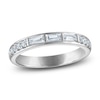 Thumbnail Image 1 of Vera Wang VOW Baguette & Round-Cut Diamond Wedding Band 3/8 ct tw 14K White Gold