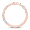 Thumbnail Image 4 of Pnina Tornai Round & Marquise-Cut Diamond Contour Twist Wedding Band 1/3 ct tw 14K Rose Gold