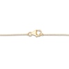 Thumbnail Image 3 of Children's Pink & Blue Enamel Rainbow Necklace 14K Yellow Gold 13"