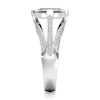 Thumbnail Image 3 of J'Lure Lab-Grown Diamond Hexagon Portrait-Cut Engagement Ring 2-3/8 ct tw 18K White Gold