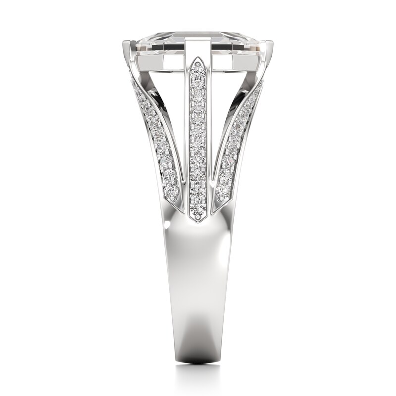 Main Image 3 of J'Lure Lab-Grown Diamond Hexagon Portrait-Cut Engagement Ring 2-3/8 ct tw 18K White Gold
