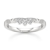 Thumbnail Image 1 of J'Lure Lab-Grown Diamond Scalloped Wedding Band 1/5 ct tw 18K White Gold