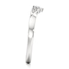 Thumbnail Image 3 of J'Lure Lab-Grown Diamond Scalloped Wedding Band 1/5 ct tw 18K White Gold