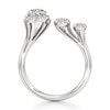 Thumbnail Image 2 of J'Lure Oval Step-Cut Lab-Grown Diamond Engagement Ring 2-1/4 ct tw 18K White Gold