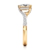 Thumbnail Image 3 of J'Lure Pear Step-Cut Lab-Grown Diamond Bypass Engagement Ring 1-3/8 ct tw 18K Yellow Gold