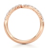 Thumbnail Image 2 of J'Lure Lab-Grown Diamond Contour Wedding Band 3/8 ct tw 18K Rose Gold