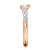Thumbnail Image 3 of J'Lure Lab-Grown Diamond Contour Wedding Band 3/8 ct tw 18K Rose Gold