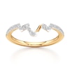 Thumbnail Image 1 of J'Lure Lab-Grown Diamond Angled Contour Wedding Band 1/5 ct tw 18K Yellow Gold
