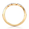 Thumbnail Image 2 of J'Lure Lab-Grown Diamond Angled Contour Wedding Band 1/5 ct tw 18K Yellow Gold