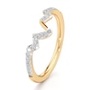 Thumbnail Image 4 of J'Lure Lab-Grown Diamond Angled Contour Wedding Band 1/5 ct tw 18K Yellow Gold