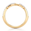 Thumbnail Image 2 of J'Lure Lab-Grown Diamond Angled Contour Wedding Band 1/4 ct tw 18K Yellow Gold
