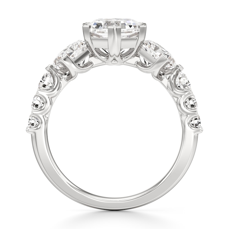 Main Image 2 of J'Lure Hexagon Brilliant-Cut Lab-Grown Diamond Engagement Ring 3-1/2 ct tw 18K White Gold
