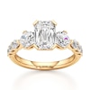 Thumbnail Image 1 of J'Lure Imperial-Emerald Step-Cut Lab-Grown Diamond Engagement Ring 3-1/2 ct tw 18K Yellow Gold