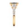 Thumbnail Image 3 of J'Lure Imperial-Emerald Step-Cut Lab-Grown Diamond Engagement Ring 3-1/2 ct tw 18K Yellow Gold