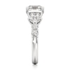 Thumbnail Image 3 of J'Lure Square-Emerald Step-Cut Lab-Grown Diamond Engagement Ring 4-3/4 ct tw 18K White Gold