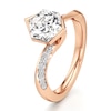 Thumbnail Image 4 of J'Lure Hexagon Brilliant-Cut Lab-Grown Diamond Bypass Engagement Ring 2-1/4 ct tw 18K Rose Gold