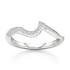 Thumbnail Image 1 of J'Lure Lab-Grown Diamond Contour Wedding Band 1/6 ct tw 18K White Gold