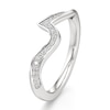 Thumbnail Image 4 of J'Lure Lab-Grown Diamond Contour Wedding Band 1/6 ct tw 18K White Gold