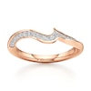 Thumbnail Image 1 of J'Lure Lab-Grown Diamond Contour Wedding Band 1/5 ct tw 18K Rose Gold