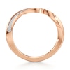 Thumbnail Image 2 of J'Lure Lab-Grown Diamond Contour Wedding Band 1/5 ct tw 18K Rose Gold