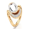 Thumbnail Image 4 of J'Lure Oval Portrait-Cut Lab-Grown Diamond Engagement Ring 2 ct tw 18K Yellow Gold