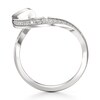 Thumbnail Image 2 of J'Lure Lab-Grown Diamond Contour Wedding Band 1/5 ct tw 18K White Gold