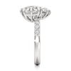 Thumbnail Image 3 of J'Lure Octagon Step-Cut Two-Stone Lab-Grown Diamond Engagement Ring 3-1/3 ct tw 18K White Gold
