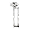 Thumbnail Image 3 of J'Lure Oval Step-Cut Lab-Grown Diamond Spiral Engagement Ring 1-3/8 ct tw 18K White Gold