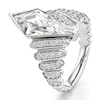 Thumbnail Image 4 of J'Lure Kite Step-Cut Lab-Grown Diamond Engagement Ring 3-1/2 ct tw 18K White Gold