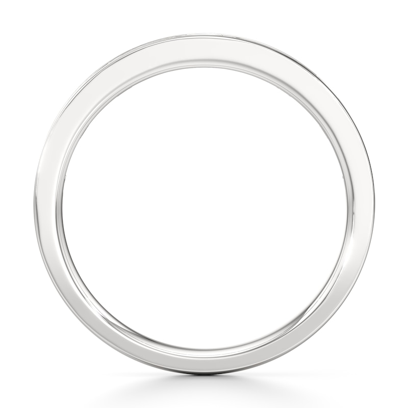 Main Image 2 of J'Lure Baguette & Round-Cut Lab-Grown Diamond Wedding Band 1/3 ct tw 18K White Gold