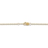 Thumbnail Image 4 of Multi-Diamond Heart Trio Drop Necklace 1/5 ct tw 10K Yellow Gold & Sterling Silver 18"