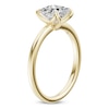 Thumbnail Image 2 of Certified Princess-Cut Diamond Solitaire Engagement Ring 1-1/2 ct tw 18K Yellow Gold (SI2/G)