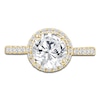 Thumbnail Image 3 of Round-Cut Lab-Grown Diamond Halo Engagement Ring 2-3/4 ct tw 18K Yellow Gold