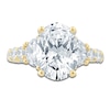 Thumbnail Image 3 of Pnina Tornai Lab-Grown Diamond Oval-Cut Engagement Ring 6-7/8 ct tw 14K Yellow Gold